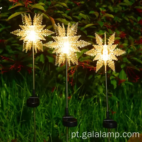 Luz solar colorida para festas de jardim ao ar livre